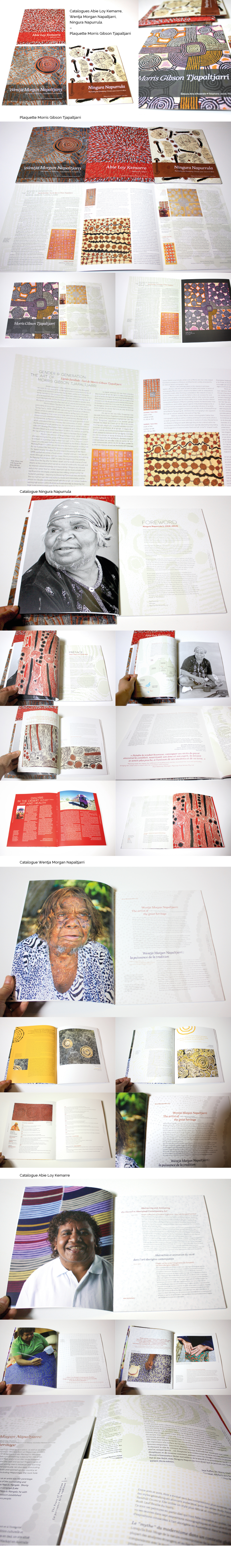 Design graphique catalogue artiste galerie beaux-arts